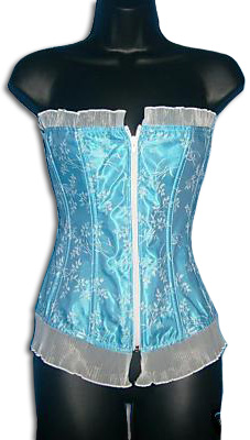 Dainty, Classy, Yet Softly Sexy Baby Blue Bustier!