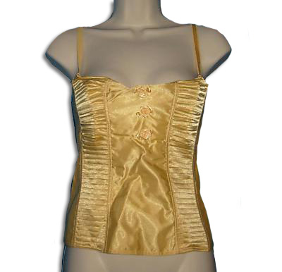 Pleated Cup underwire Camisole Bustier