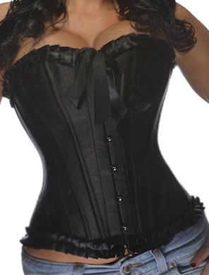 Tantalizing Steel Corset Size Small to 7XL - FULL Steel heavy duty waist cincher corset