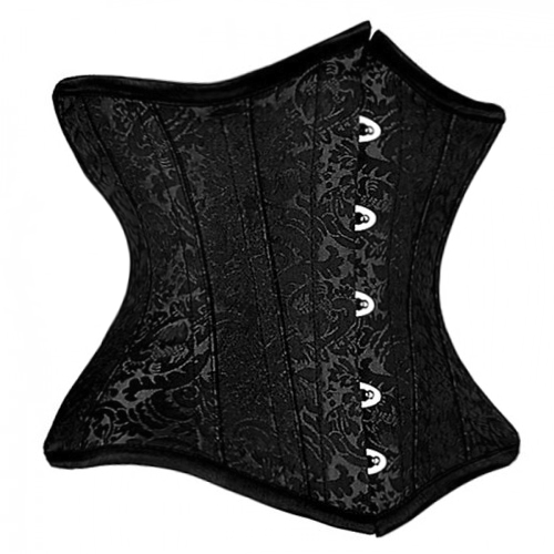 2013 Heavy Underbust Corset White or Black - Small to 8XL - Modesty Panel - Steel