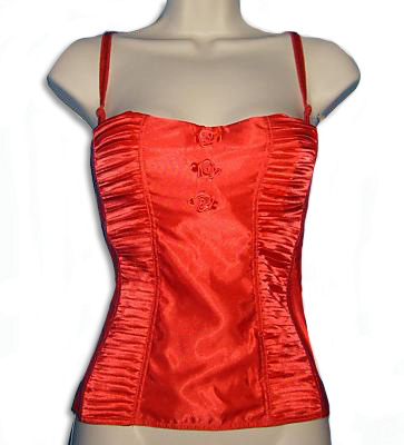Pleated Cup underwire Camisole Bustier