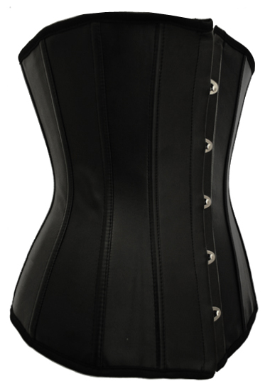 Leather OR Sturdy Satun Underbust Waist Nipping Corset also plus size leather corset