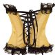 Sensuous Gold with Black Lace Corset