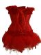 Sexy Red Corset with TuTu Skirt