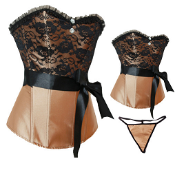 $25 Clearance - Sweet satin sexy bombshell bronze corset (S-3X 1 of each size left) $25 Clearance - Sweet satin sexy bombshell bronze corset (S-3X 1 of each size left)