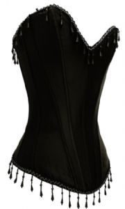 Luscious Solid Black Corset