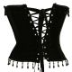Luscious Solid Black Corset