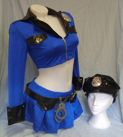 Arousing police officer costume Arousing police officer costume
