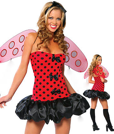 Sexy and Tantalizing Lady Bug Costume 2X-4X Sexy and Tantalizing Lady Bug Costume 2X-4X