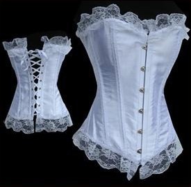 Plus Size Bridal Corset Sturdy Boning and Lovely Lace
