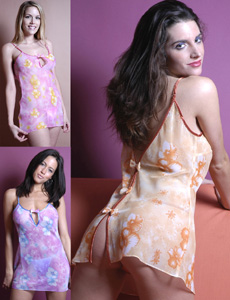 Chiffon, Trims, and Bow Babydoll