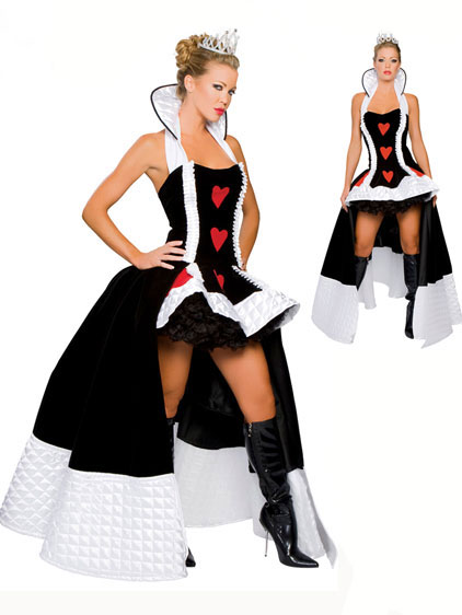 Deluxe Queen of hearts S-2XL FREE Corset Included AND Accessories Plus ...